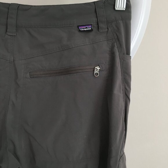 PATAGONIA Gray Zip Pockets Adjustable Length Drawstring Hiking Pant - Picture 15 of 16